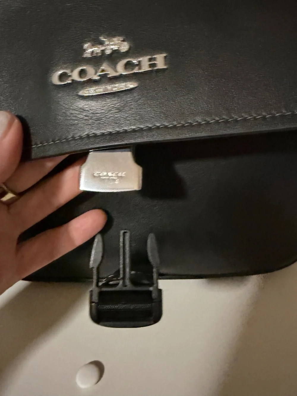 Coach Pace Messenger Bag.
